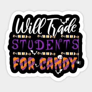 Will Trade Students For Candy Sticker